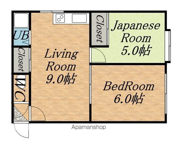 レジデンス平岡の間取り写真
