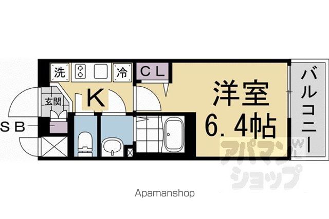 ファステート京都ステーションウォズの間取り写真