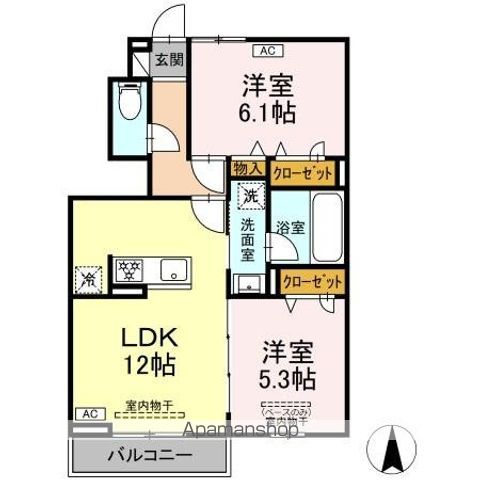 DーROOM岩倉市大市場町の間取り写真