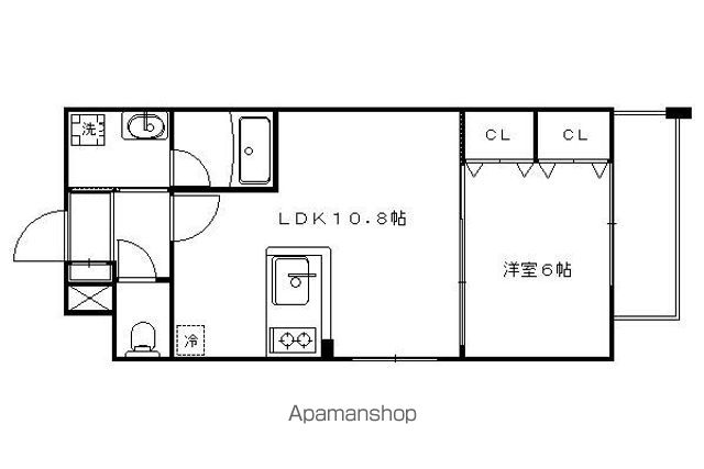 清元町マンションの間取り写真