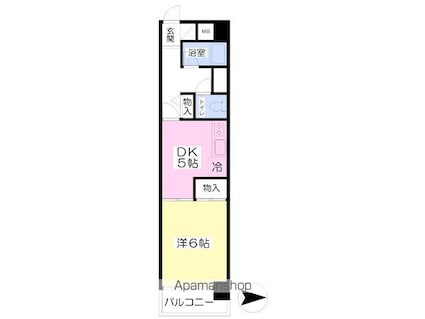 美沢レジデンス[1K/29.16m2]の間取図