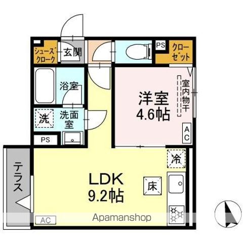セレスティア羽沢 A棟の間取り写真