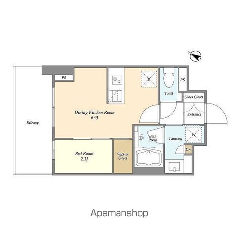 ドゥーエ横濱鶴見の間取り