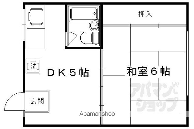 マンション松原の間取り写真