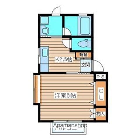 コーポストリームの間取り写真