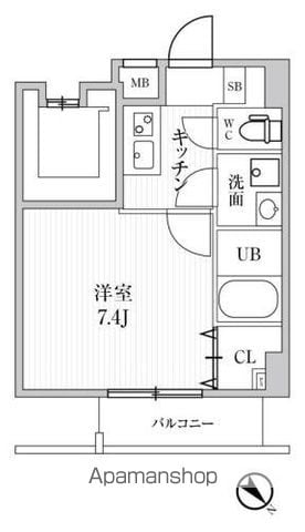 ALTERNA池袋EASTの間取り写真