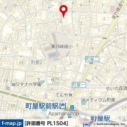 フリーダム町屋[1K/15.05m2]の周辺3