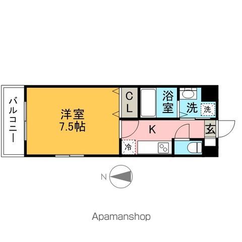 レジディア博多IIの間取り写真