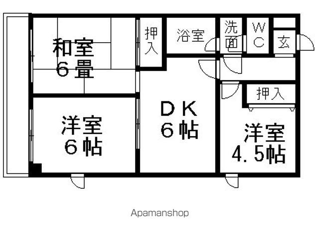 【ビコーハイツの間取り】