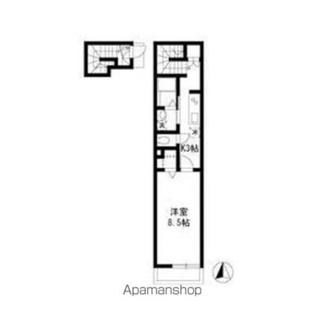アネックスＡ[1K/39m2]の間取図