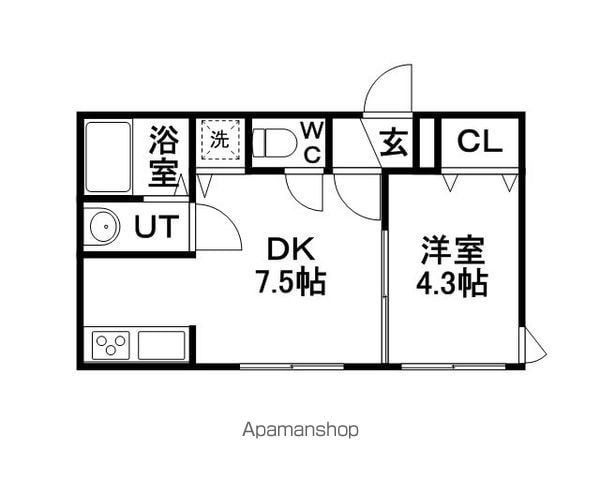 FLATS LIDO菊水の間取り写真
