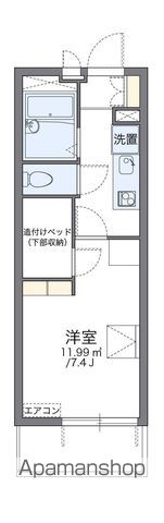 レオパレスアメニティ名古屋の間取り写真