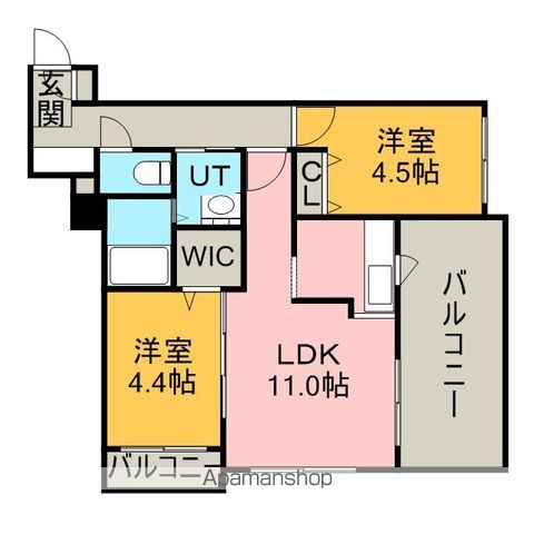 S-FORT北大前の間取り写真