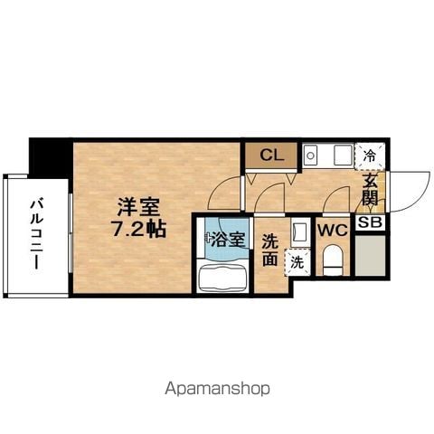 BROAD新うめきたRESIDENCEの間取り写真