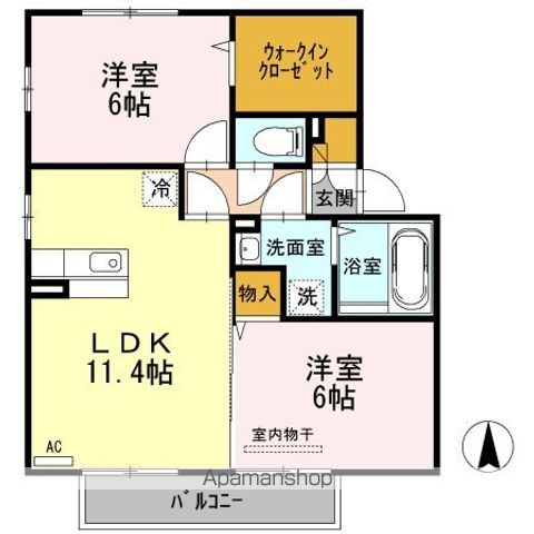 ケイファイブ今津留の間取り写真