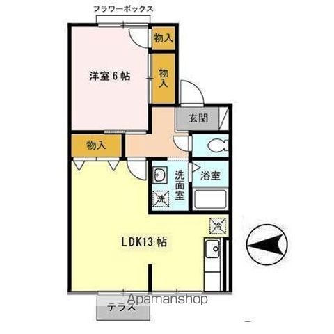 メモリー三千刈 Aの間取り写真