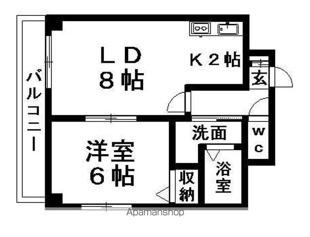 ラヴィ福住の間取り写真