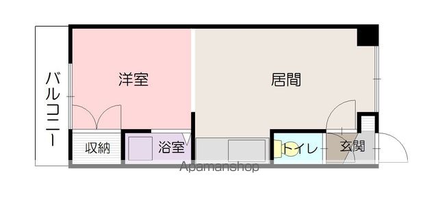 ビジョン616の間取り写真