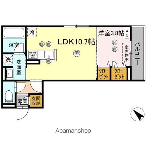 DーAXIS東雲本町の間取り写真