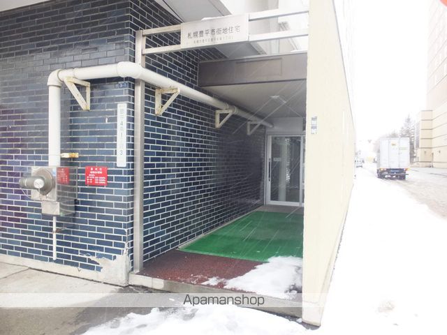 豊平市街地住宅の玄関写真