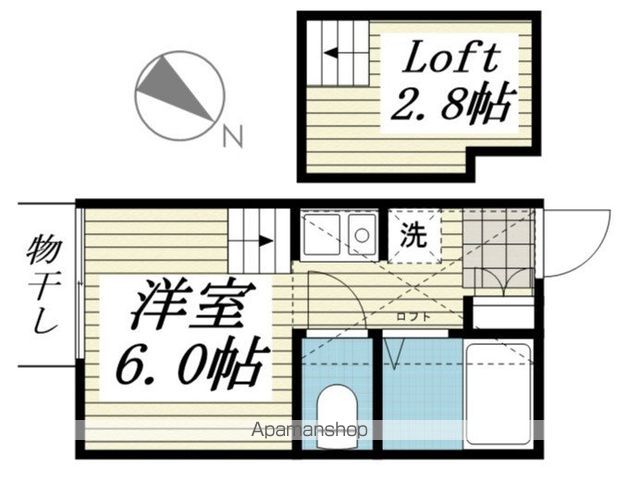 Ｇ．Ａヒルズ小田２丁目　Ａ棟の間取り