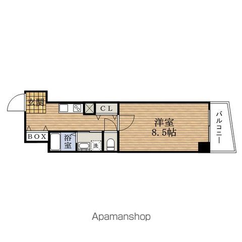 アスティオン大手通の間取り写真