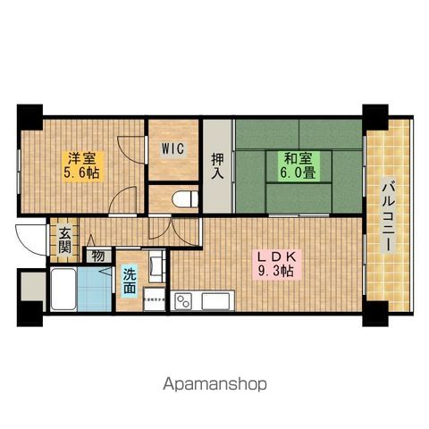 ベルメゾン堺の間取り写真