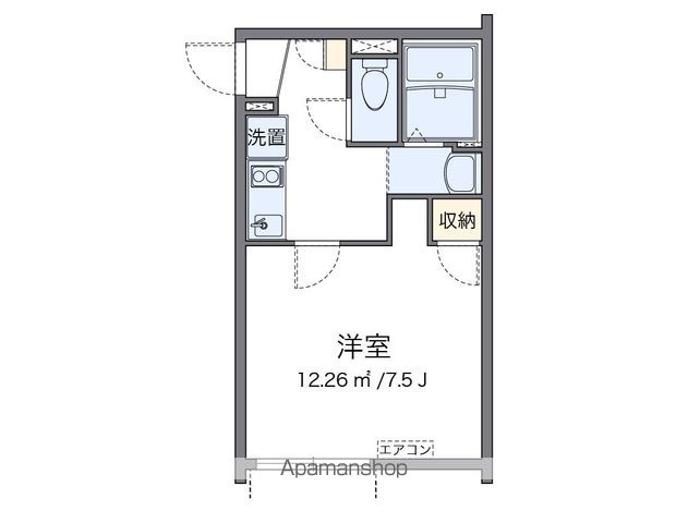 クレイノ沙羅の間取り写真