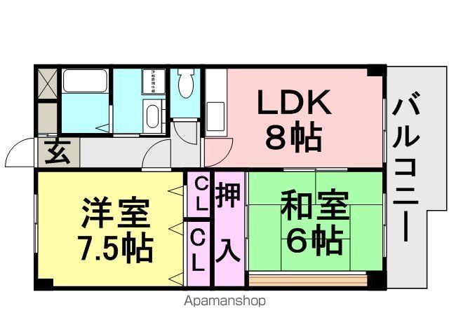 メルクマール大西の間取り写真