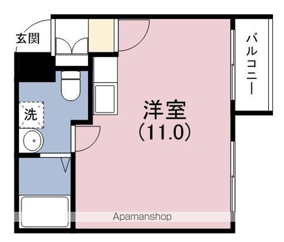 スクエアコートGの間取り写真