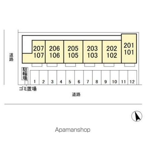 さくらヒルズ 107 ｜ 千葉県千葉市緑区おゆみ野３丁目37-1（賃貸アパート1LDK・1階・31.21㎡） その27