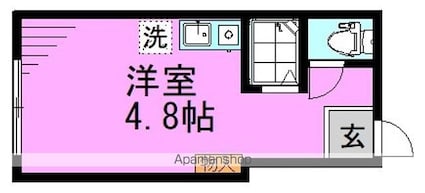 東京都杉並区高円寺南５丁目[1R/10.84m2]の間取図