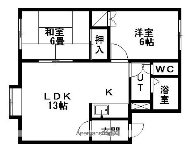 クレストールIIIの間取り写真