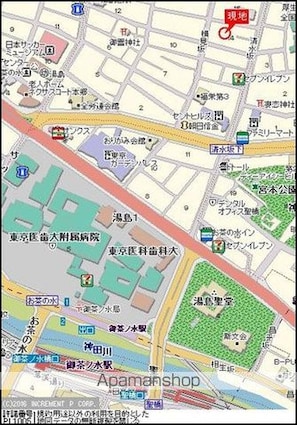 東京都文京区湯島２丁目[1R/20.93m2]の周辺