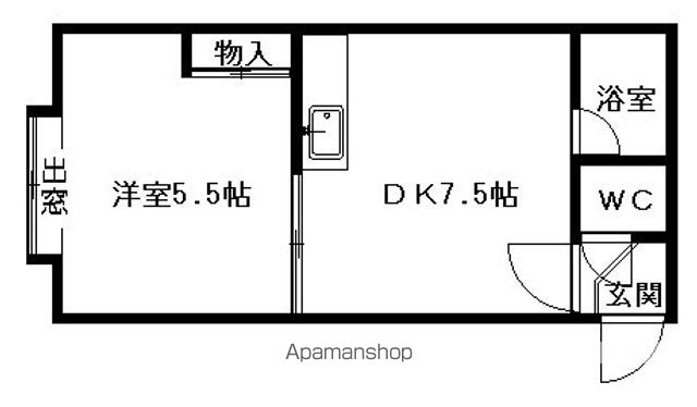 シャンベルタンの間取り写真