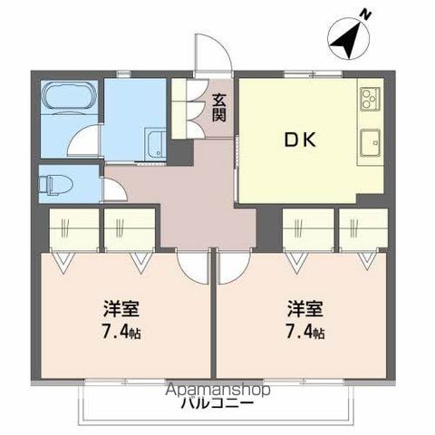 シャーメゾン月見町の間取り写真