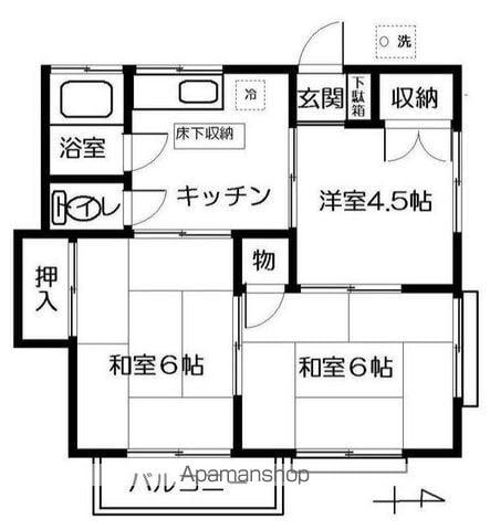 堀川コーポの間取り写真