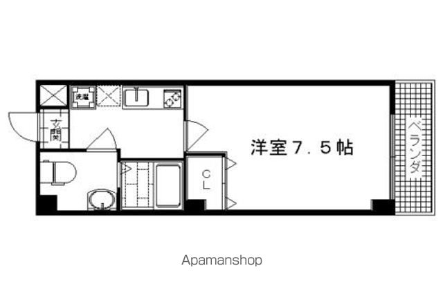 フラッティ円町北の間取り写真