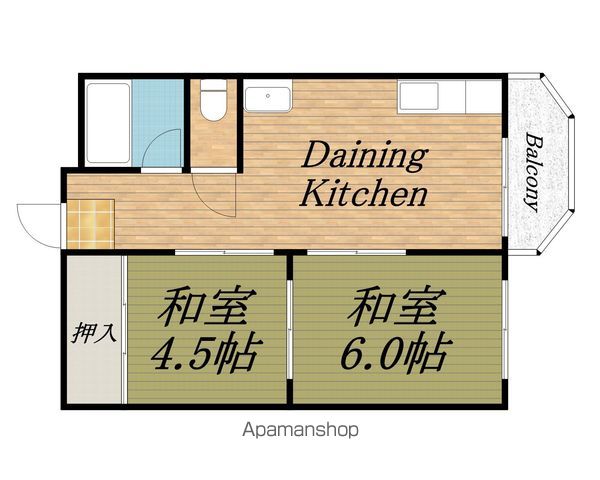 大栄マンションの間取り写真