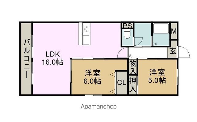 油屋ハイツ中野の間取り写真