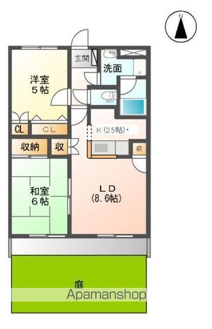 シャンテクレアの間取り写真
