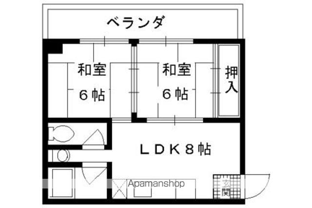 メーゾンヴィオレットの間取り写真