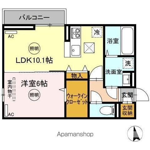 カルテット D棟の間取り写真