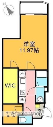 東京都杉並区和泉２丁目[1K/40.19m2]の間取図
