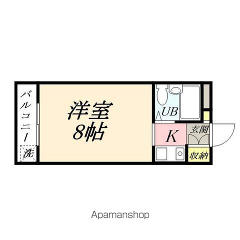 アルファ清心町Iの間取り写真