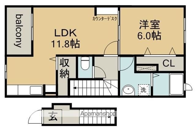 サンモールIIの間取り写真
