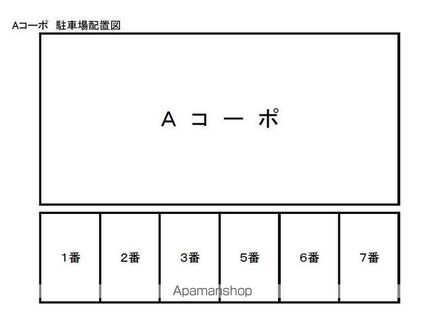 Ａコーポ[2DK/39.74m2]の配置図