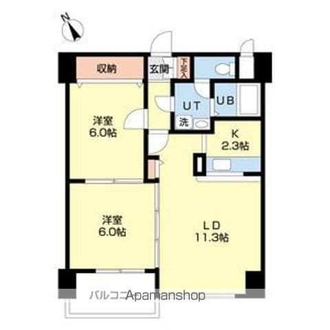 宮の森シャルムいずみの間取り写真