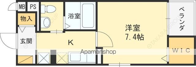 大阪市中央線 深江橋駅 徒歩2分 5階建 築11年の間取り写真