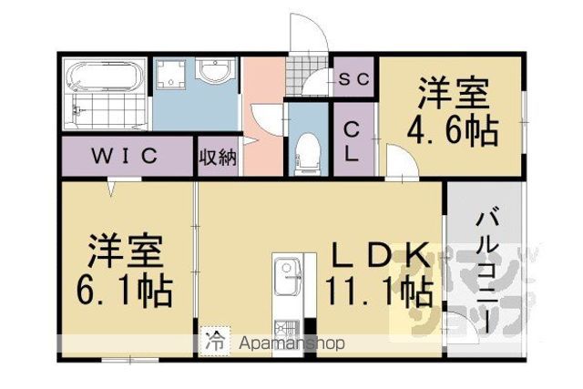 GRAMM佐野屋敷の間取り写真